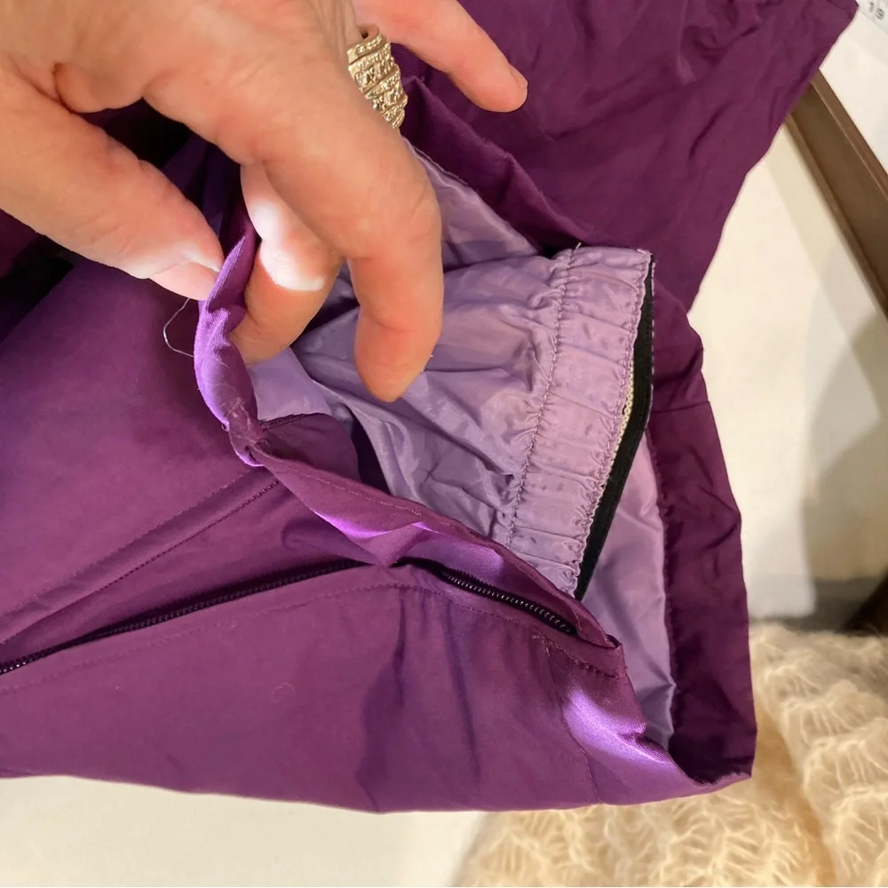 Land’s End Kids Grow-A-Longs Ski Pants The Pants Grow Along With Child Purple